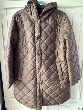 Quilted Hooded Women's Coat